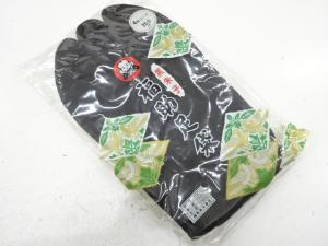 未使用品　福助　黒足袋(25センチ・4枚コハゼ)